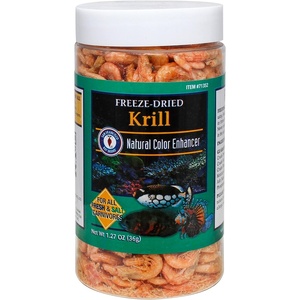 image:imageSan Francisco Bay Brand Freeze Dried Krill Fish Food  AllNatural Sustainably Harvested High Protein Dried Shrimp for Freshwater and Saltwater Carnivores Koi Cichlids Turtles  127 oz 36g