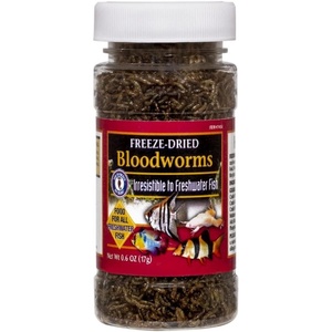 image:imageSan Francisco Bay Brand FreezeDried Bloodworms Fish Food  06 oz 17g06 Ounce Pack of 1
